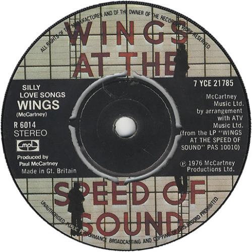 Paul McCartney and Wings Silly Love Songs UK 7